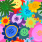 Koko' Picnic Blanket- Happy Flowers