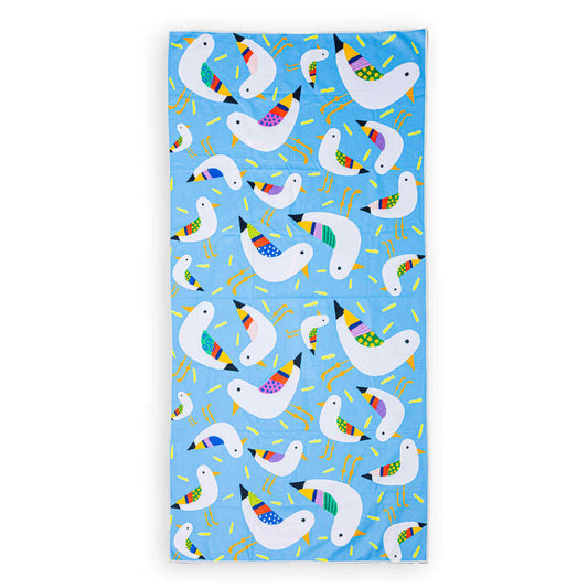 Koko' Beach Towel - Hot Chip Frenzy Blue